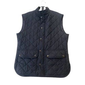 Barbour Lowerdale Gilet Vest Men’s Size M Navy Blue Quilted Insulated Jacket